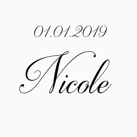 Nicole Tattoo, Tattoo Nombres, Symbols And Meanings, Beauty Hacks, Meant To Be, Writing, Tattoos, Cake