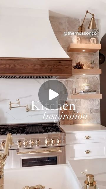 Shelby | Interior Design on Instagram: "The heartbeat to your home. ✨

•The Kitchen•

We wanted a luxury kitchen with designer features and accents on a budget! 

We are linking 🔗 all of our must have products at affordable prices. Kitchen design, renovation, and remodels can be very costly but you still can achieve your dreams on a budget. 

Comment “kitchen” and we will share the link to shop what’s featured in our kitchen. ✨

@zline was a beautiful addition with this custom piece we had designed to be featured. 

Our stone was: 

Craft Orchards Limestone ✨

Color- Alpaca

We washed it with the grout to give it a lived in + old world French Country vibe. ✨

SAVE this post for all the details ✨

SHARE with a friend who may need some design inspiration ✨

FOLLOW @themassonco to join us on Range Wall In Kitchen, Limestone Backsplash Kitchen, Limestone Kitchen, Tennessee House, Old World Kitchens, Country Vibe, Must Have Products, Achieve Your Dreams, Kitchen Color