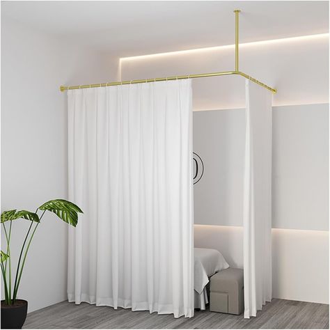 Zoom In Video, Hospital Curtains, Room Darkening Shades, Privacy Partition, Curtains Room, Curtain Brackets, Window In Shower, Room Divider Curtain, Wedding Dress Store