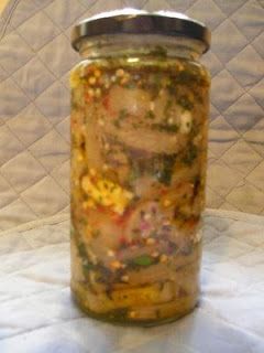 Flavors Of Italy: Nonna's Pickled Eggplant (Melanzane Sott'olio) Eggplant Melanzane, Canning Eggplant, Italian Eggplant Recipes, Marinated Eggplant, Pickle Appetizers, Pickled Eggplant, Eggplant Recipes Easy, Homemade Ham, Canning Vegetables