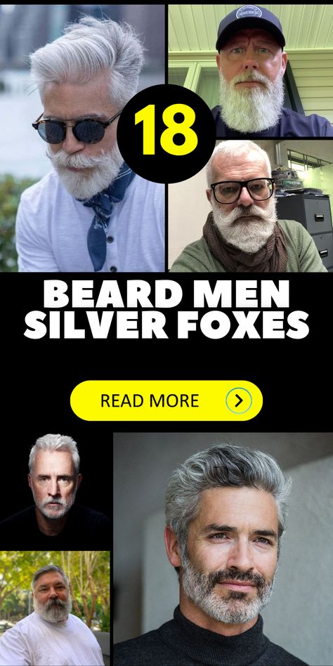 Explore the world of beard men silver foxes with white beard, tattooed options, and salt and pepper hair. Enjoy beard styles for older, older Italian, and black older men, enhanced with gray hair highlights.Beard men silver foxes offer styles for older men with white beard, salt and pepper hair, long gray hair, and short grey hair. Choose from bearded tattooed, older tattooed, and well dressed older options. White Beard Styles For Men, Salt And Pepper Beard Styles For Men, Silver Fox Bearded Men, White Beards Men, Grey Beard Styles For Men, Gray Beards Older Man, Gray Beard Styles, White Beard Men, Italian Hairstyles Men