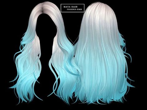 MAYA HAIR - - Available Now FOR FREE on my simsdom page! - Link in bio - - - - - #sims4 #sims #sims4ccfinds #sims4cc #sims4build #sims4game… Free Hair Cc Sims 4, Sims 4 Cc Hair Two Colors, Sims 4 Mods Hair Free Downloads, Simsdom Sims 4 Cc, Sims 4 Cc Colored Hair, Sims 4 Colorful Hair, Sims 4 Hair Styles, Sims 4 Hair Color Cc, Mody Do The Sims 4 Hair