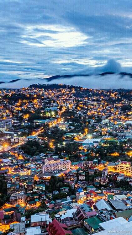 City Lights in Baguio City, Philippines Baguio City Lights, City Lights Wallpaper, Baguio City Philippines, Lights Wallpaper, Baguio City, Baguio, Philippines Travel, Wide World, City Landscape