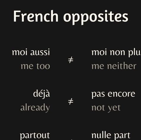 Français on Instagram: "French Opposites🇫🇷 Get 60% OFF on our French Book AND get 3 Gifts worth $200🚨 Comment "BOOK" I'll share you the link 🤩🥳 or LINK IS IN THE BIO  *****************************************  🎓 About our French Book:  •40 beginner-level French grammar lessons: This reference and practice book covers everything you need to know about beginner French grammar.  •Straight-to-the point explanations: No extra fluff and frills, the lessons are straightforward and focus more on the rules rather than the exceptions.  •Clear and concise grammar discussions written in a conversational tone: Difficult grammar concepts are broken down and simplified with brief yet engaging explanations.  🎁 And the Perks Keep Coming! 🎁  Join today, and snag not one, not two, but THREE awesome g French Lessons For Beginners, Beginner French, Useful French Phrases, French Basics, French Flashcards, Basic French Words, Study French, Learning Languages Tips, French Verbs