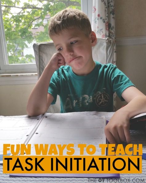 Task initiation is a powerful skill. The ability to tell oneself that a project or job needs to be started is a big part of getting anything done.  A bigger part of that is actually starting.  How many of us have to-do lists that are a mile long? Knowing a job needs done is part ... Read More about How to Teach Task Initiation Task Initiation Strategies, 2024 Word, Task Initiation, School Based Therapy, Occupational Therapy Kids, Executive Functions, Occupational Therapy Activities, Executive Functioning Skills, Executive Function