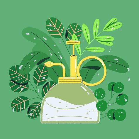 It’s so hot I wet my plants. . . . Art: @angieson.illo #hueandcry #illustration #design #digitalillustration #summer… I Wet My Plants, Plants Art, Summer Illustration, Affinity Designer, Plant Illustration, Plant Art, Illustration Character Design, Editorial Illustration, Floral Illustrations