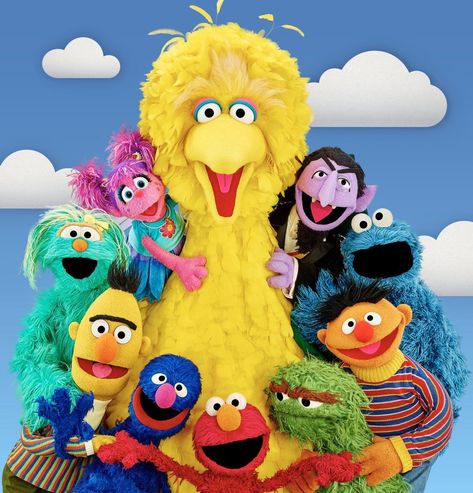 Sesame Street Aesthetic, Bert Sesame Street, 80s Kids Shows, Abby Cadabby Sesame Street, The Muppets Characters, Sesame Street Birthday Cakes, Muppets Party, Elmo And Friends, Elmo World