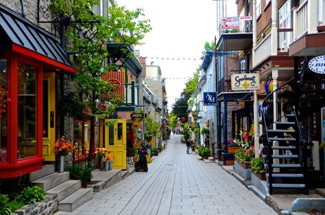 One of the best things about exploring and traveling around the world is seeing how different other cities are from your own. Some are bigger, some are smaller, and some look like they are straight out of a fairy tale. Check out these 10 whimsical cities to add a little inspiration to your travel bucket list! City Sidewalk, Quebec City Canada, Traveling Around The World, Little Cottages, Day Trips From London, Modern Fairytale, European Architecture, A Fairy Tale, Quebec City