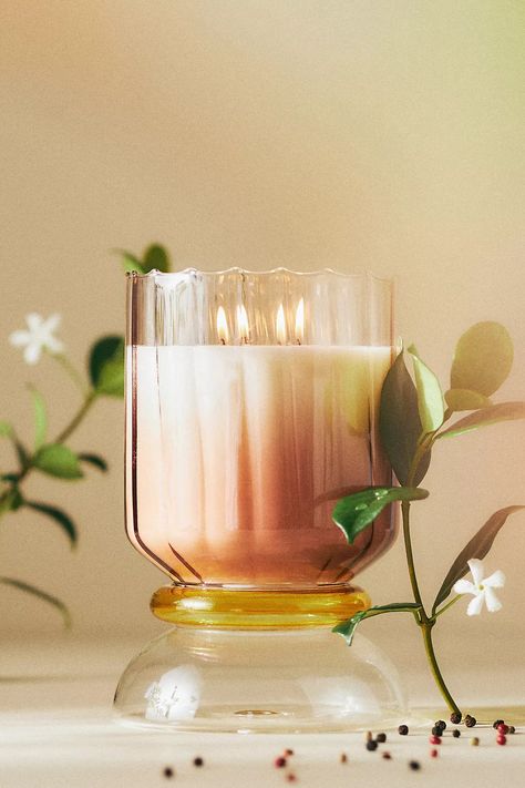 Calle Floral Peony Blush Glass Candle #candle #floral #giftforher Anthropologie Knobs, Moonstone Engagement Rings, Small Bedroom Ideas For Women, Home Decor Ideas Bohemian, Room Decor Items, Bedroom Ideas For Women, Anthropologie Candle, Botanical Candle, Rings Flower