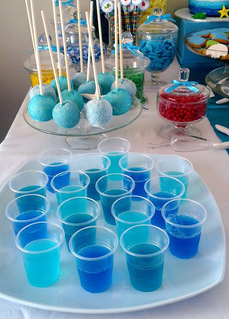 Sea Dessert, Sea Party Ideas, Clue Party, Sonic Birthday Parties, Sonic Party, Bubble Guppies Birthday, Sonic Birthday, Sea Birthday Party, Diy Porch