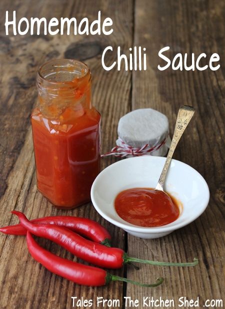 Homemade Chilli Sauce - Tales From The Kitchen Shed Homemade Chilli Sauce, Sweet Chilli Sauce Recipe, Savoury Sauces, Kitchen Shed, Hot Pepper Relish, Chili Pepper Sauce, Skillet Desserts, Relish Sauce, Homemade Chilli