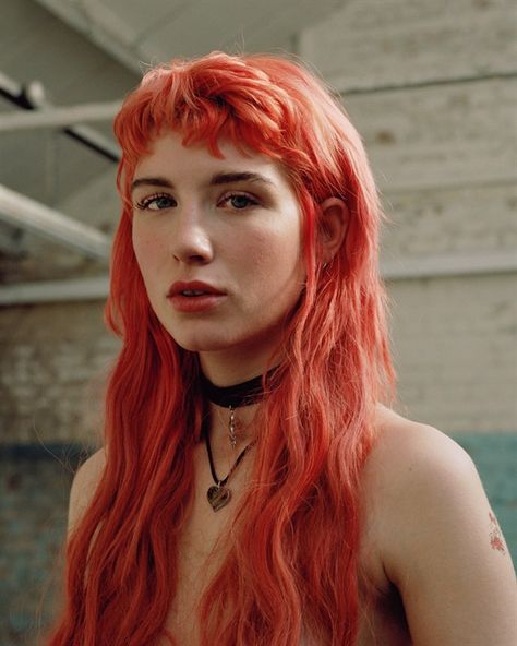 Cherries Aesthetic, Aesthetic Coconut, Scene Hair, Coconut Girl, Hair Reference, Highlight Covers, Orange Hair, Hair Inspo Color, Grunge Hair