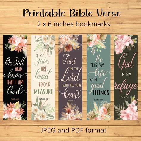 Unique Bookmark, Watercolor Bookmarks, Online Journal, Printable Bible Verses, Bible Art Journaling, Bookmarks Handmade, Bible Art, Lovers Gift, Book Lovers Gifts