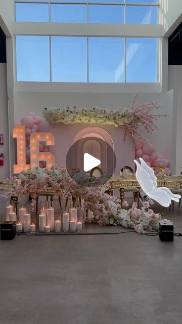 Cielo Event Center on Instagram: "Beautiful Sweet 16 everything was so beautiful 
Thank @dolci_c_events_byberenice for the beautiful decor call to book your next event with us" Sweet Sixteen Birthday, Event Center, Sweet 16, Beautiful Decor, Birthday Party, Instagram