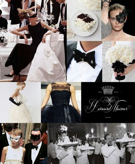 Masquerade wedding theme.  Oh how I wish I had thought of this. Mascarade Wedding, Masquerade Photoshoot, Modern Masquerade, Mascarade Party, Masquerade Theme, Masquerade Wedding, Carnival Wedding, Masked Ball, Black Tie Affair