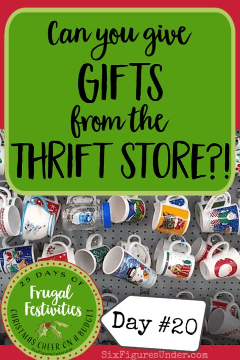 Six Figures Under - Personal Finance Made Public Thrift Store Christmas, Thrifty Crafts, Thrift Store Shopping, Six Figures, Thrifty Living, 25 Days Of Christmas, Controversial Topics, Are You Serious, Second Hand Stores