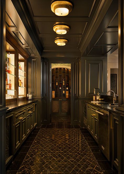 Speakeasy Bathroom, Kitchen Marble Floor, 1920s Speakeasy Aesthetic, Speakeasy Aesthetic, Speakeasy Ideas, Counter Ice Maker, Speakeasy Basement, Low Ceiling Attic, Chalkboard Bar