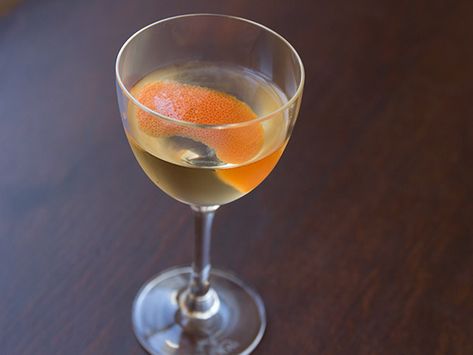 El Presidente Recipe | Serious Eats Vermouth Drinks, Rye Cocktails, Vermouth Cocktail, Serious Eats Recipes, Orange Cocktails, Sour Foods, Dry Vermouth, Light Rum, Orange Twist