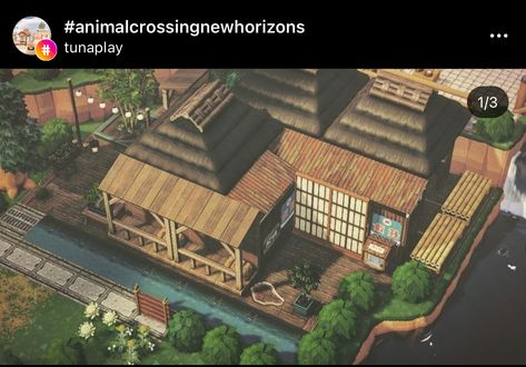 Collins Crossing Acnh, Acnh Japanese Codes, Japanese Neighborhood, Japanese Town, Animal Crossing 3ds, Happy Home Designer, Animal Crossing Guide, Island Theme, Island 2