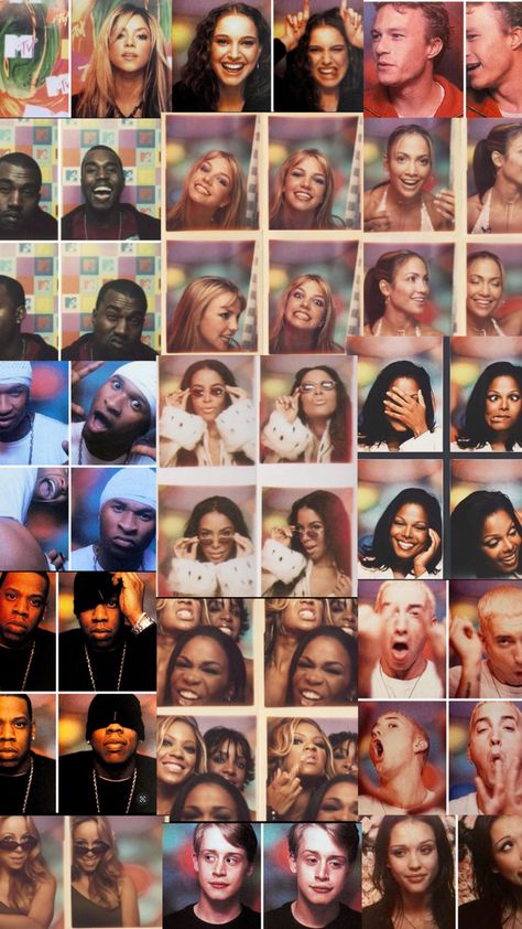 Celebrity Photobooth Mtv, 1990s Pop Culture, 2006 Aesthetic Wallpaper, Mtv Photobooth 90s, 00s Pop Culture, 90s Culture Aesthetic, Mtv Archives, Mtv Aesthetic 2000s, 2000 Pop Culture