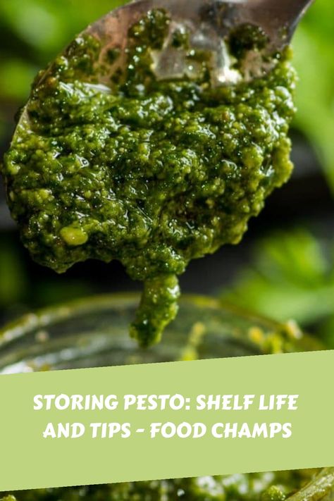 Whether you made fresh pesto at home or bought a jar from the store, knowing how long it will last is important, and we have all the answers you need on that! How To Can Pesto Sauce, Canning Pesto Sauce, Basil Pesto Canning Recipe, How To Can Pesto, Canning Pesto Recipe, Canned Pesto Recipe, Canning Pesto, Canning Zucchini, Freezing Pesto