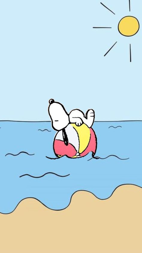 Wallpaper Beach, Snoopy Wallpaper, Cute Wallpapers, Snoopy