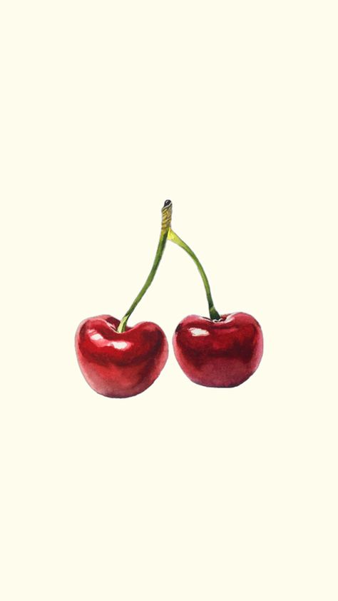 Cherry Wallpaper, 3d Wallpaper Iphone, Cute Summer Wallpapers, Cute Laptop Wallpaper, Iphone Wallpaper Pattern, White Cherries, Iphone Homescreen Wallpaper, Preppy Wallpaper, Matching Wallpaper