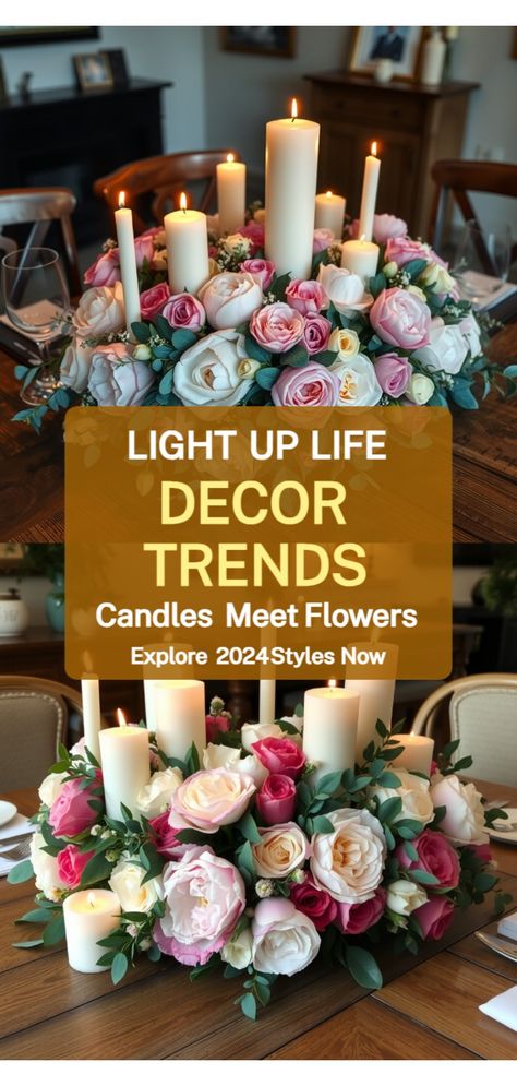 Candle bouquet Candle Bouquet, Romantic Centerpieces, Man Bouquet, Peony Candle, Cozy Lighting, Autumn Candle, Single Candle, Romantic Lighting, Bouquet Ideas