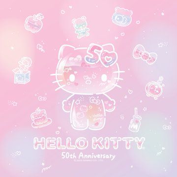 Sanrio Danshi, Happy 50th Anniversary, Poster Book, Hello Kitty House, Hello Kitty Crafts, Bee And Puppycat, Happy 50th Birthday, Kitty Wallpaper, Top Toys