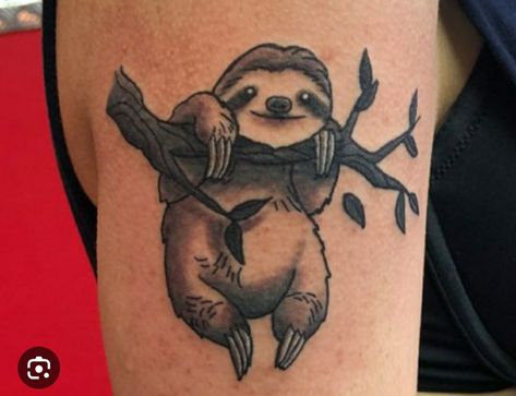 Sloths Tattoo, Sloth Tattoos, Gear Tattoo, Sloth Tattoo, Geometric Sleeve Tattoo, Rock Tattoo, Sloth Life, Bike Tattoos, Biker Tattoos