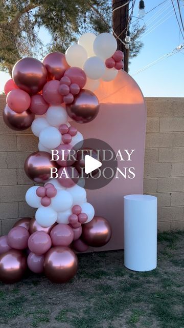 Lucy- Personalized Party Decor on Instagram: "the prettiest colors ✨  #balloongarland #balloontutorial #partydecor" Balloon Arch Colors, How To Use Balloon Garland Strip, How To Attach Balloon Garland To Wall, Balloon Garland Tricks, How To Secure Balloon Garland To Wall, Purple Shade Balloon Garland, Dinner Party Decorations, Balloon Garland Diy, Personalized Party Decor