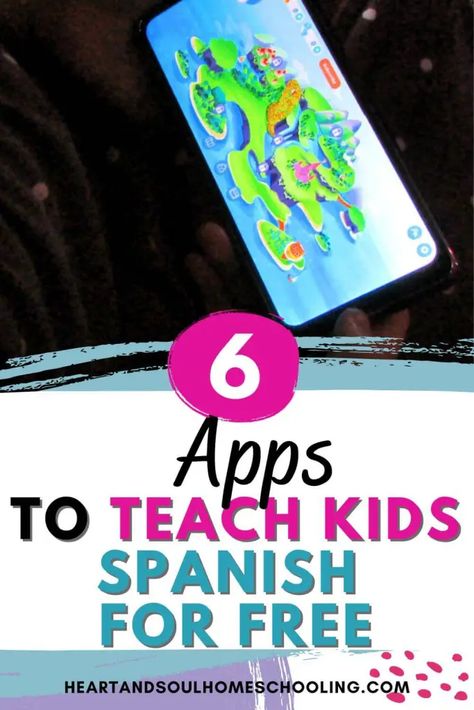 Check out the best apps to learn Spanish for kids. Free options, plus other resources. Apps To Learn Spanish, Spanish Learning Apps, Best Learning Apps, Free Learning Apps, Homeschool Foreign Language, Spanish For Kids, Learning Spanish For Kids, Homeschool Spanish, Language Apps