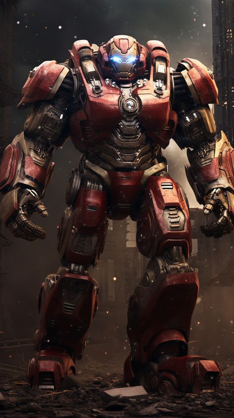 Hulkbuster Armor, Iron Man All Armors, Iron Man Hulkbuster, Best Armor, Iron Man Comic, Superhero Wall, Iron Man Wallpaper, Power Armour, Iron Man Avengers