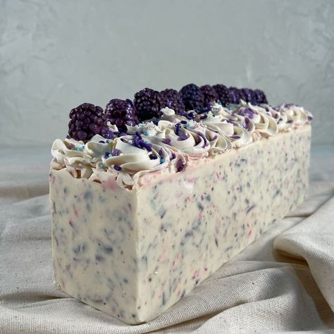 Berries Cake Artisan Soap Bar *Design May Vary With Each Soap* Cold Processed Soap Fragance Oil: Bombshell Weight: ~5.5 Oz. Ingredients: Olive Oil, Coconut Oil, Shea Butter, Cocoa Butter, Mango Seed Butter, Castor Oil, Goat Milk, Kaolin Clay, Sodium Hydroxide,Sprinkles, Distilled Water, Fragance Oil. Strawberry Soap Bar, Christmas Cold Process Soap, Soap Bar Design, Custom Soap Molds, Berries Cake, Making Soaps, Strawberry Soap, Cold Pressed Soap, Cold Processed Soap