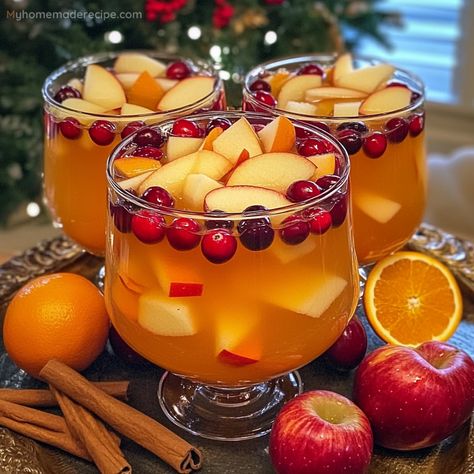 Thanksgiving Punch - Refreshing Holiday Drink Recipe - My Home Made Recipe