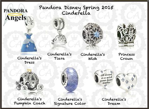 Disney Cinderella 2015 Disney Pandora Charms, Charms Disney, Disney Pandora, Pandora Charms Disney, Pandora Bracelet Designs, Pandora Inspiration, Cinderella Pumpkin, Pandora Collection, Pandora Jewelry Charms