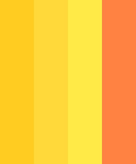 Sweet Mango Color Palette Mango Yellow Color, Mango Color, Yellow Color Palette, Mango Yellow, Minions Wallpaper, Fruit Bat, Mango Fruit, Colors Palette, Color Palette Design