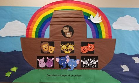 Noahs Ark Door Decoration, Noah Ark Bulletin Board Ideas, Noah's Ark Bulletin Board, Noah's Ark Bulletin Board Ideas, Noahs Ark Bulliten Boards, Noahs Ark Classroom Decorations, Noah’s Ark Classroom Theme, Noah Ark Decorations Ideas, Noah’s Ark Decorations