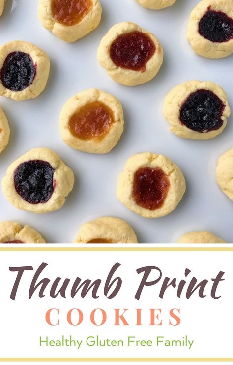 Nightshade Free Recipes, Baked Desserts, Thumbprint Cookies Recipe, Thumb Print, Gluten Free Christmas, Treats Recipes, Cookie Bar, Allergy Free Recipes, Desserts For A Crowd