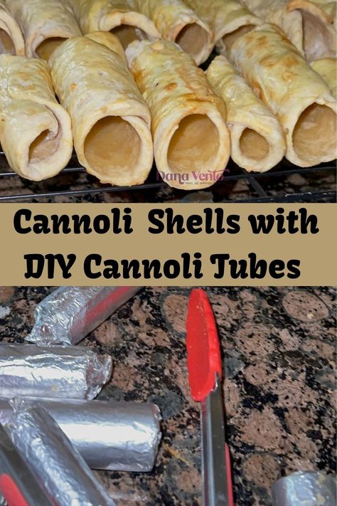 Conoli Recipe Shell, Cannoli Shells Recipe, Cannoli Shells Easy, Conoli Recipe, Diy Cannoli Tubes, Homemade Cannoli Shells, Canolli Shells Recipe Easy, Cannoli Shell Recipe, Canolli Recipe Cannoli Filling