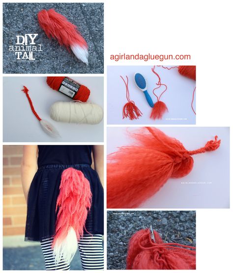 Diy Tail, Fox Costume Diy, Cats Costume, Cat Costume Diy, Fursuit Tutorial, Pola Topi, Fox Costume, Animal Tails, Diy Costumes Kids