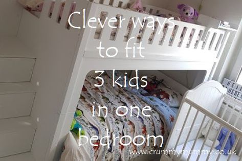 Clever ways to fit 3 kids in one bedroom 3 Kid Bedroom Shared, 3kids In One Room, Small Bedroom For 3 Kids, 3 Kids Shared Bedroom, 3 Kids One Room, Two Toddler Beds Shared Rooms Privacy, Multiple Kids In One Room Minimalisttoddler Beds Childcare, 3 Kids In One Room Small Bedrooms, Divided Bedroom Kids