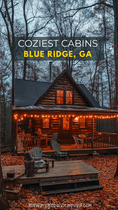 Log cabins that you can rent in Blue Ridge, GA Stone Mountain Georgia Christmas, Blue Ridge Georgia Things To Do In, Blue Ridge Georgia Winter, Romantic Cabin Getaway, Cozy Hideaway, Georgia Christmas, Stone Mountain Georgia, Georgia Cabins, Mountain Cabin Rentals