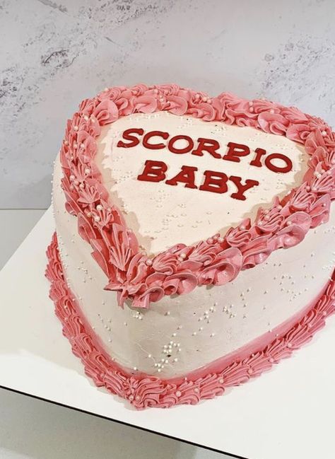 28th Birthday Cake, 24th Birthday Cake, Heart Birthday Cake, 22nd Birthday Cakes, 15th Birthday Cakes, 20 Birthday Cake, Scorpio Birthday, Unique Birthday Cakes, Mini Cakes Birthday