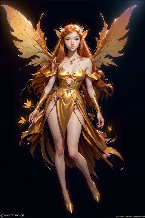 Autumn Elf, Golden Outfit, Mc Mods, Uzaki Chan, Elf Doll, Cute Cosplay, Fairy Dress, Character Portraits, Anime Outfits