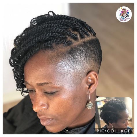 Trending Cornrows, Box Braids Shaved Sides, Shaved Side, Braids With Shaved Sides, Shaved Side Hairstyles, Shaved Hair Designs, Tapered Natural Hair, Natural Hair Cuts, Tapered Hair