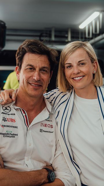 Toto and Susie are the latest guests on the @performance.people podcast. 👏 Hit our #LinkInBio for the full podcast. 📲©all copyright belong to the owner Toto And Susie Wolff, Susie Wolff, Toto Wolff, Petronas F1, Formula 1 Car Racing, Club Red, Gilles Villeneuve, Formula Racing, Amg Petronas