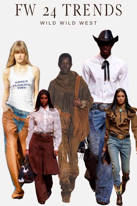 FALL FASHION FASHION TRENDS FOR FALL 2024 WESTERN FASHION TREND Aw 24-25 Fashion Trends, 2024 Western Trends, Fall 2024 Runway Trends, Boho Trend 2024, Fw 2024 Fashion Trends, Fall Winter 24/25 Trends, Boho Western Outfits Fall, Fall2024 Fashion Trends, Fashion Trend Fall Winter 2024-2025