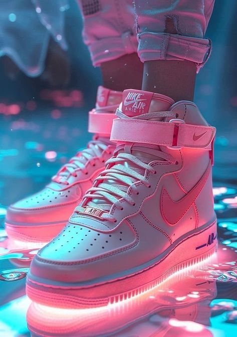 Nike Air Force White, Sneakers Nike Jordan, Neon Shoes, Neon Sneakers, Gymnastics Shoes, Rosa Neon, Nike Neon, Nike Jordan Retro, Nike Air Shoes