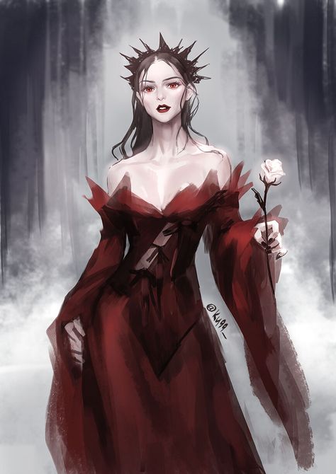 https://www.artstation.com/artwork/8evrJQ Queen Fantasy Art, Evil Princess, Vampire Drawings, Queen Drawing, Fantasy Queen, Fantasy Witch, Female Vampire, Vampire Queen, Vampire Art